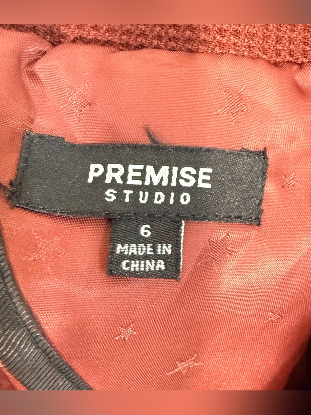 Premise Women's Brick Red Tailored Blazer - Picture 7 of 9